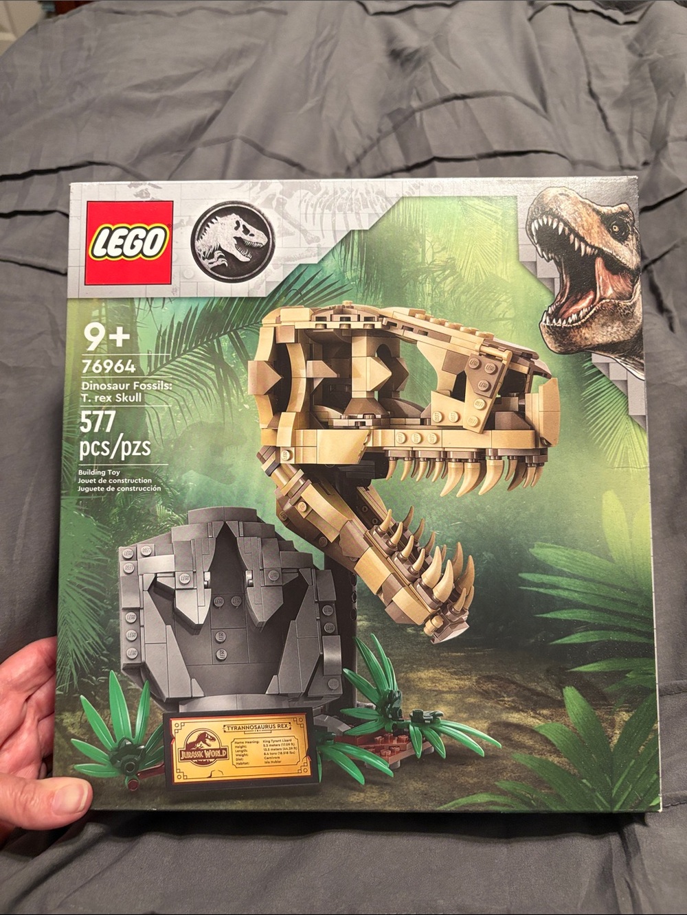 RETIRED Lego Jurassic World™ #76964 Dinosaur Fossils: T. rex Skull - NIB